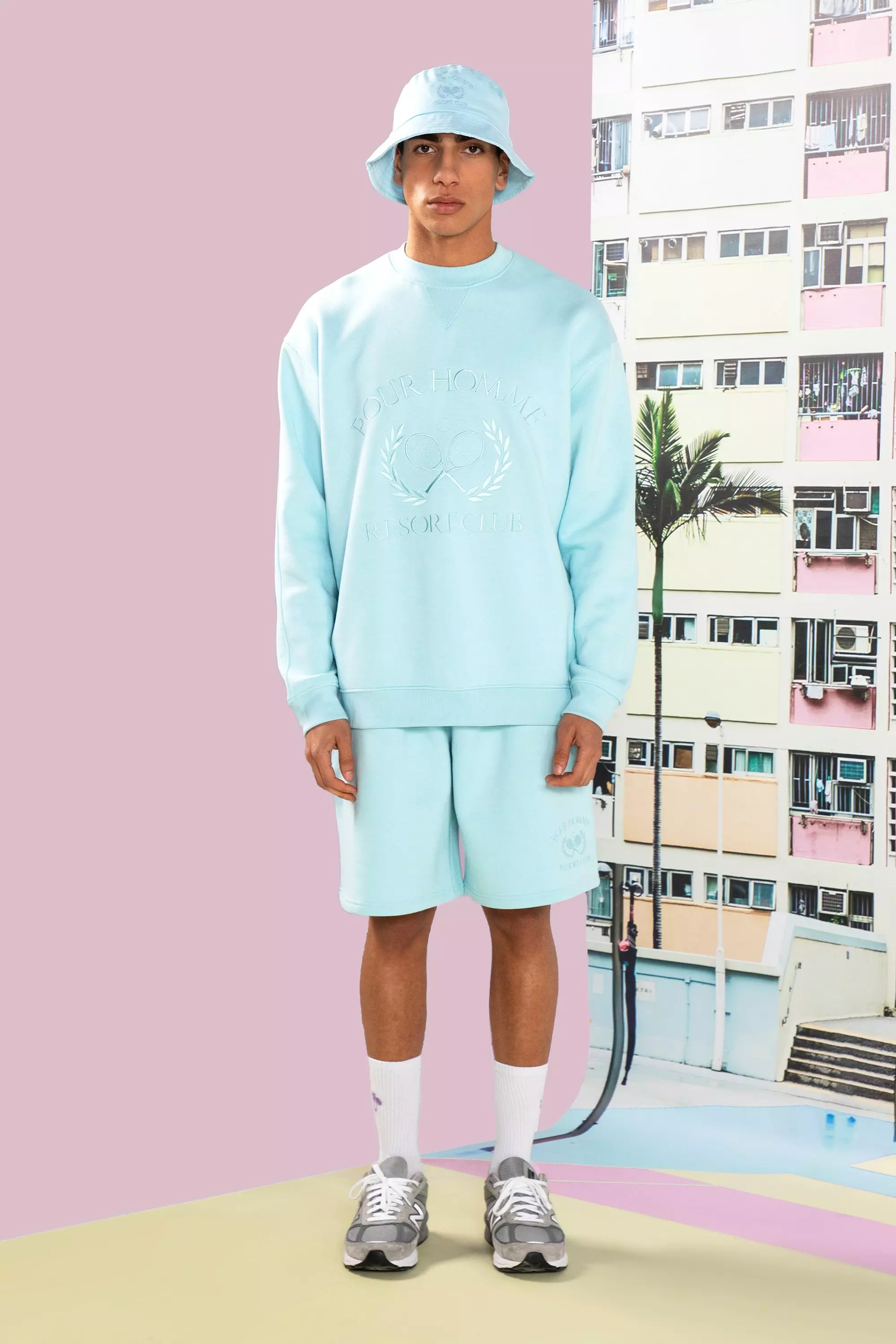 Boohooman shorts and hoodie hotsell